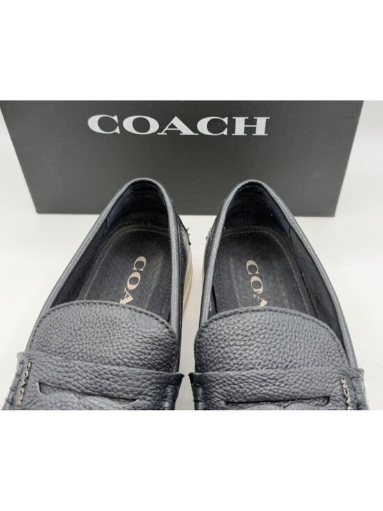 Coach Hybrid Driver Loafers Men’s Size 8.5D Dark Navy Blue Leather Slip On